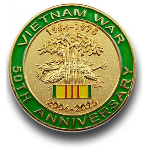 50th Anniversary of the Vietnam War Lapel Pin - - LAPC69 50th Anniversary of the Vietnam War Lapel Pin - - LAPC69