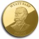 Wyatt Earp Collectible Gunfighter Coin - Gold - - COIN1G Wyatt Earp Collectible Gunfighter Coin - Gold - - COIN1G
