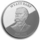 Wyatt Earp Collectible Gunfighter Coin - Silver -  - COIN1S