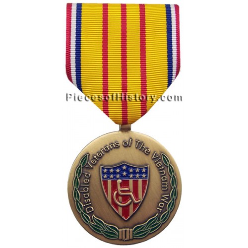 Vietnam War Disabled Veterans Commemorative Medal - - COM-044 Vietnam War Disabled Veterans Commemorative Medal - - COM-044