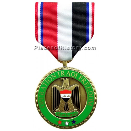 Operation Iraqi Freedom Commemorative Medal - - COM-065 Operation Iraqi Freedom Commemorative Medal - - COM-065