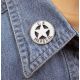 US Marshal Round Star Badge Pin -  - P020