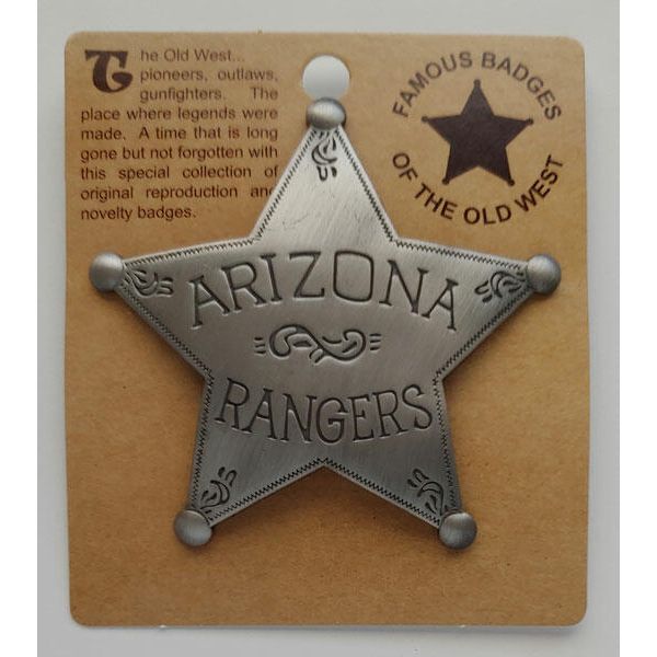 Lawman Old West Police Badge: Arizona Rangers 