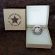 Custom Round 6 Point Silver Star with Crystals Badge -  - PH3051R