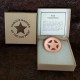 Custom Round 5 Point Copper Star Badge -  - PH3123C