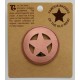 Custom Round 5 Point Copper Star Badge -  - PH3123C