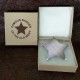 Custom 5 Point Star Badge with Text Engraving - - PH314C Custom 5 Point Star Badge with Text Engraving - - PH314C