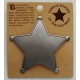 Custom 5 Point Star Badge with Text Engraving - - PH314C Custom 5 Point Star Badge with Text Engraving - - PH314C