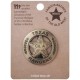 Texas Rangers Mini Badge - Antique Gold - - TPH24AG Texas Rangers Mini Badge - Antique Gold - - TPH24AG