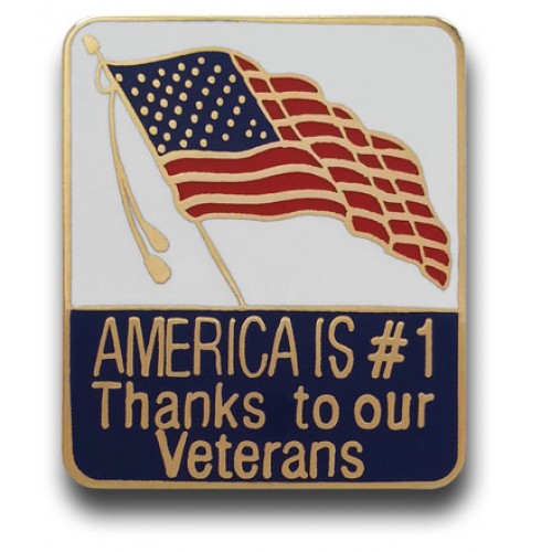 America Is #1 Pin -  - PIN1398