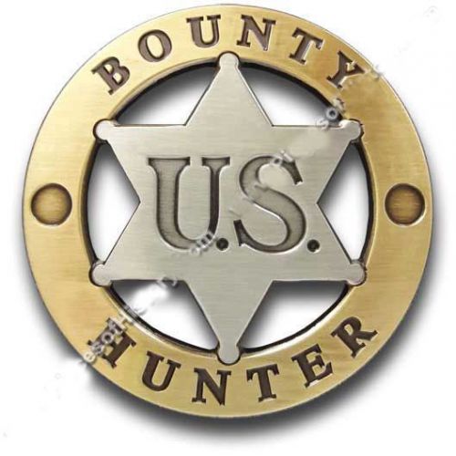 Bounty Hunter US Gold & Silver Badge -  - PH091