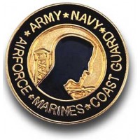 Branches of Service POW/MIA Lapel Pin Branches of Service POW/MIA Lapel Pin