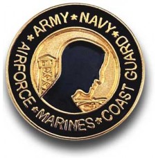 Branches of Service POW/MIA Lapel Pin