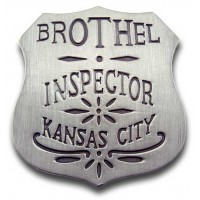 Brothel Inspector Kansas City Badge
