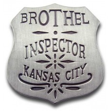 Brothel Inspector Kansas City Badge