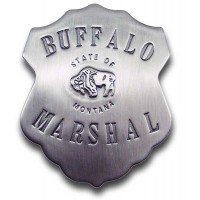 Buffalo Marshal Badge - Montana