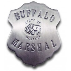 Buffalo Marshal Badge - Montana