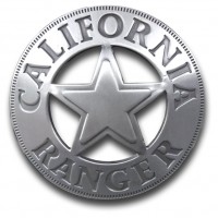 California Rangers Round Badge