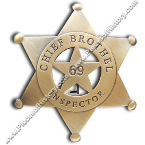 Chief Brothel Inspector Badge -  - PH413