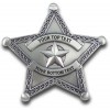 Wild West Custom Engraving 5 Point Star Sheriffs Badge -  Personalized / Blank