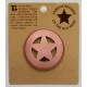 Custom Round 5 Point Copper Star Badge -  - PH3123C