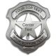 Custom Shield 5 Point Sheriffs Badge - Engraved w/ Pinback -  - PH3061C