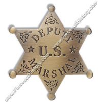 Deputy US Marshal Brass Badge