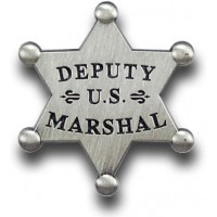 Deputy US Marshal Pin Star Badge
