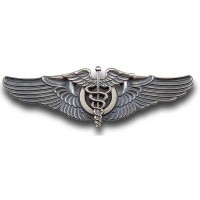 Flight Surgeon Wing - Silver Pin