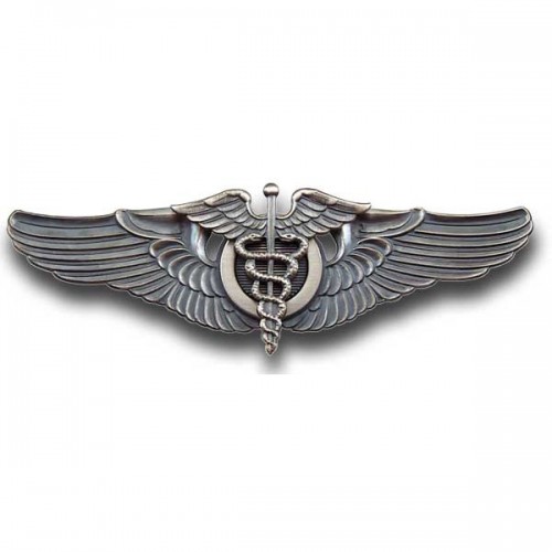 Flight Surgeon Wing - Silver Pin -  - WING10