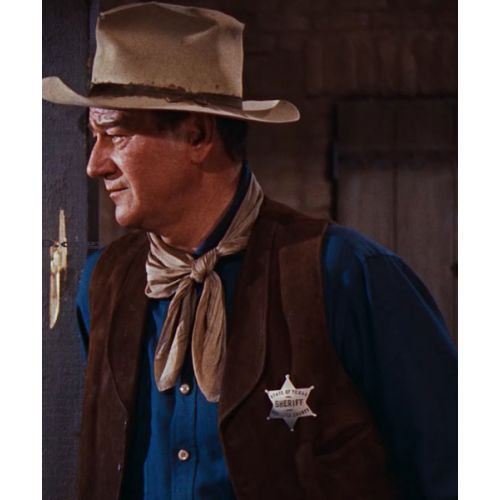 John Wayne in Rio Bravo- Sheriff Presidio County, TX Badge -  - PHC01