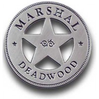 Marshal Deadwood Badge Pin