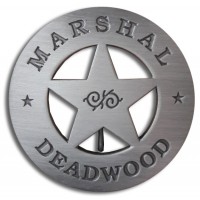 Marshal Deadwood Mini Badge Marshal Deadwood Mini Badge