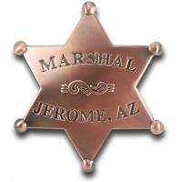 Marshal Jerome, AZ (Copper) Star Badge