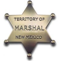 Marshal New Mexico (Brass) Star Badge