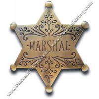 Marshal Star Brass Badge