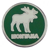 Montanna Moose Pin Small