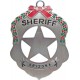 Sheriff s Shield Christmas Ornament -  - ICE004