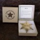 Sheriff Star Antique Brass Badge - - PH414 Sheriff Star Antique Brass Badge - - PH414