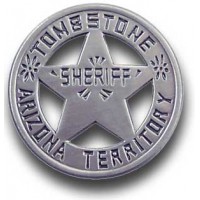 Sheriff Tombstone A.T. Pin