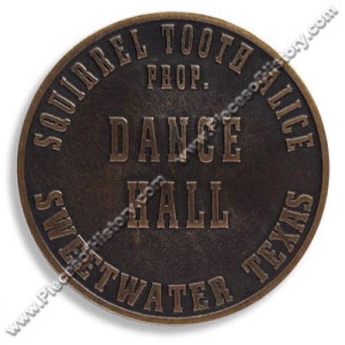 Squirrel Tooth Alice Sweetwater Texas Brothel Token - - WP1042 Squirrel Tooth Alice Sweetwater Texas Brothel Token - - WP1042