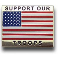 Support Our Troops Pin