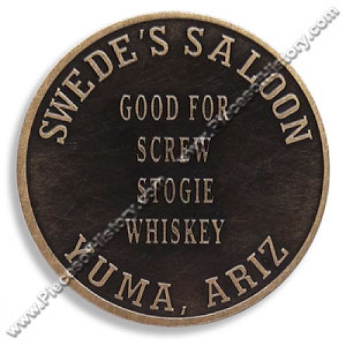 Swede s Saloon Brothel Token -  - WP1036