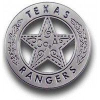 Texas Rangers Co. A Badge Pin Texas Rangers Co. A Badge Pin