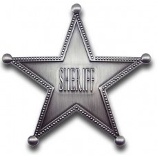 Tin Sheriff Badge Sheriff