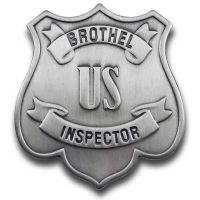 US Brothel Inspector Badge