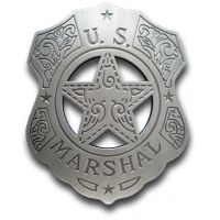 US Marshal Filigree Shield Badge