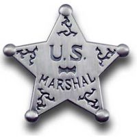 US Marshal Star Badge Pin