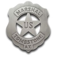 US Marshal Tombstone Badge