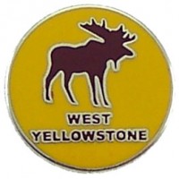 West Yellowstone Moose Pin Small